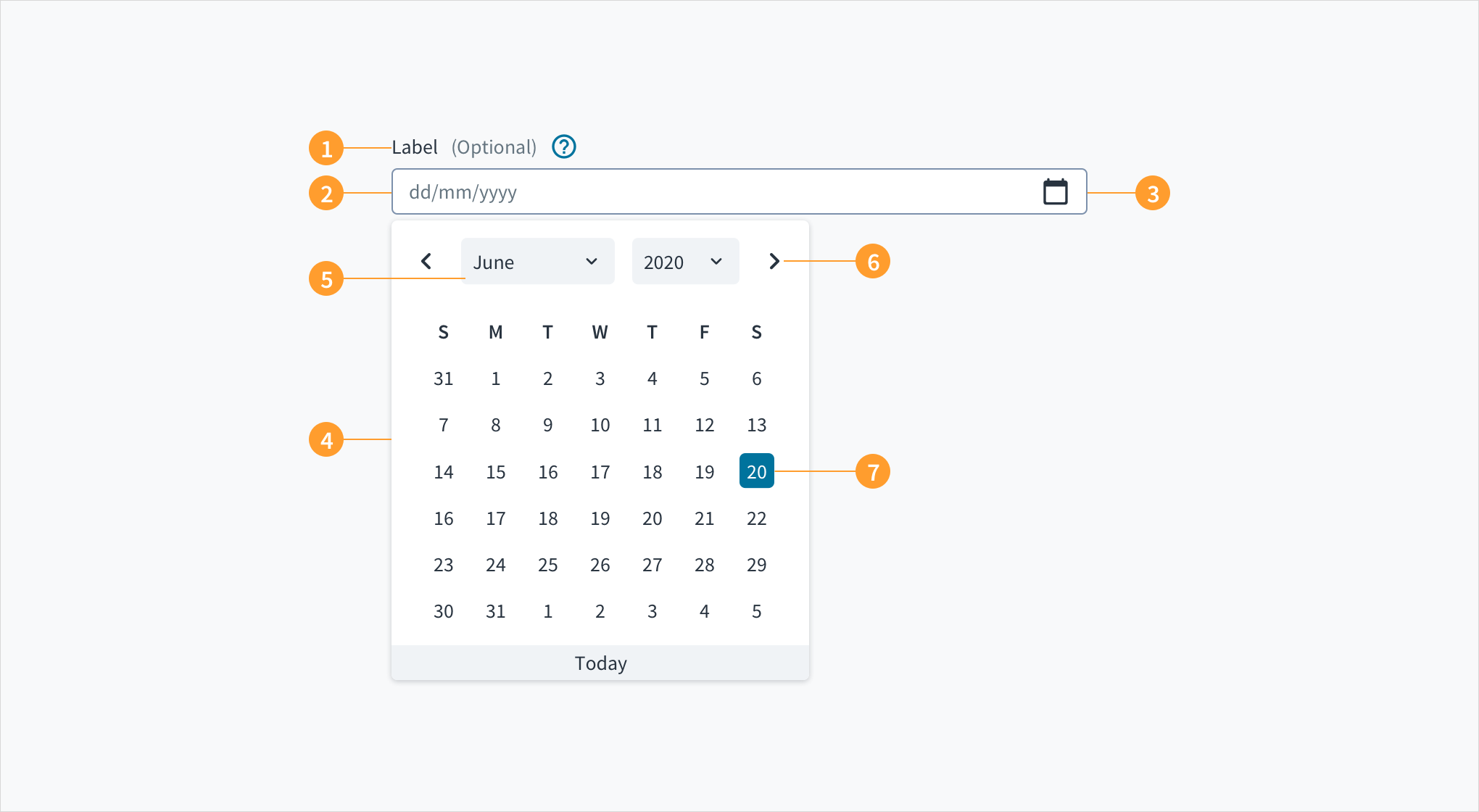 Date picker formatting