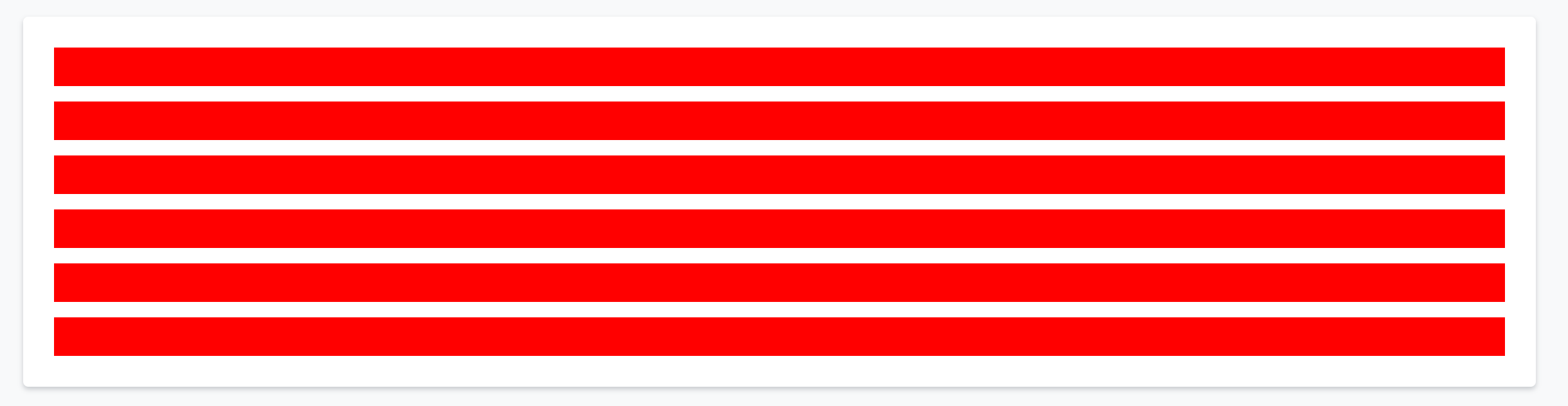 single-column layout