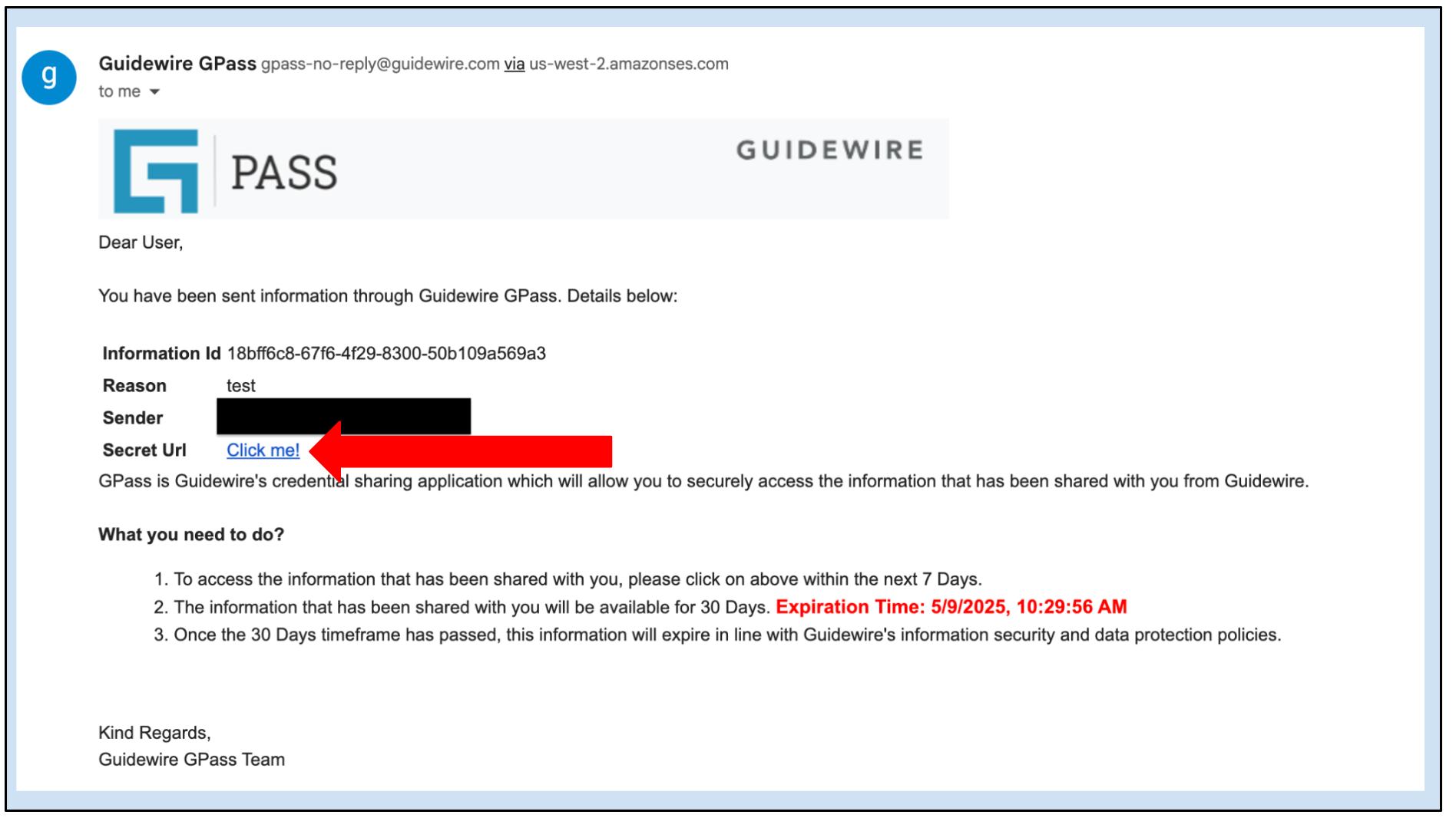 GPass guest user email entry screen